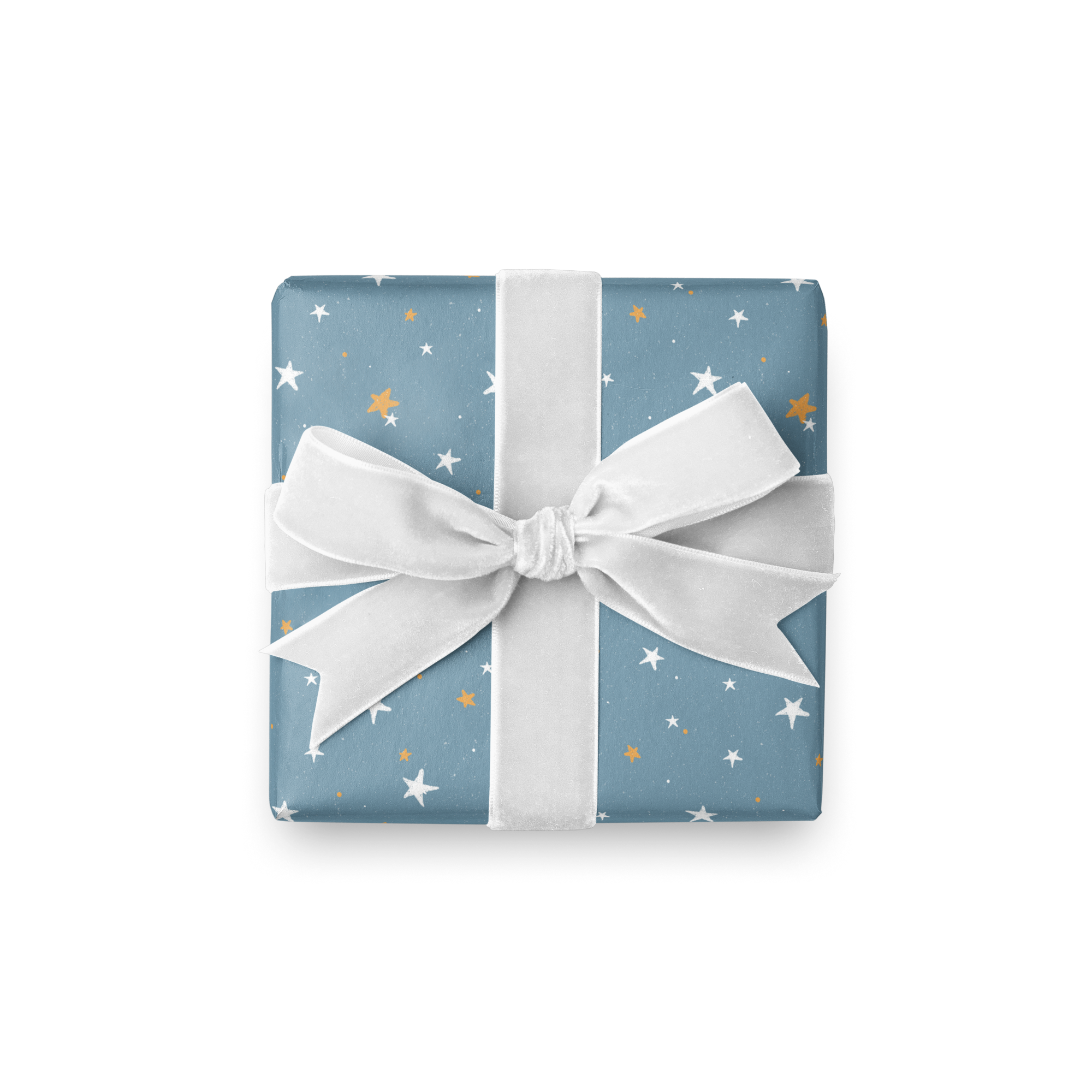 Упаковочная бумага "Blue stars"