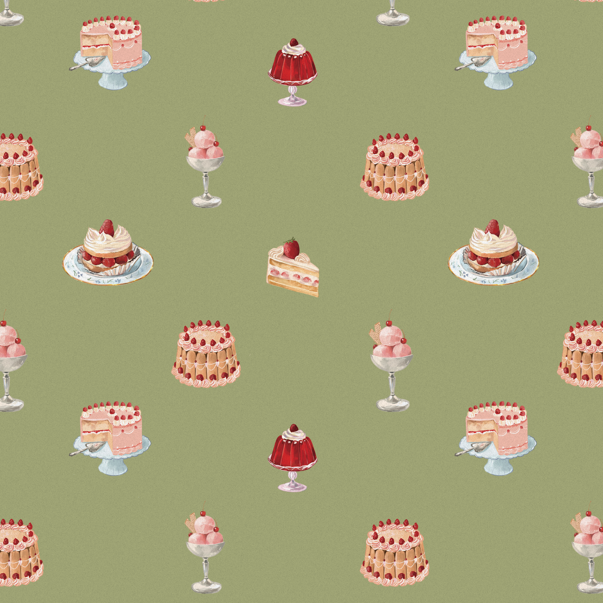 Упаковочная бумага "Patisserie"