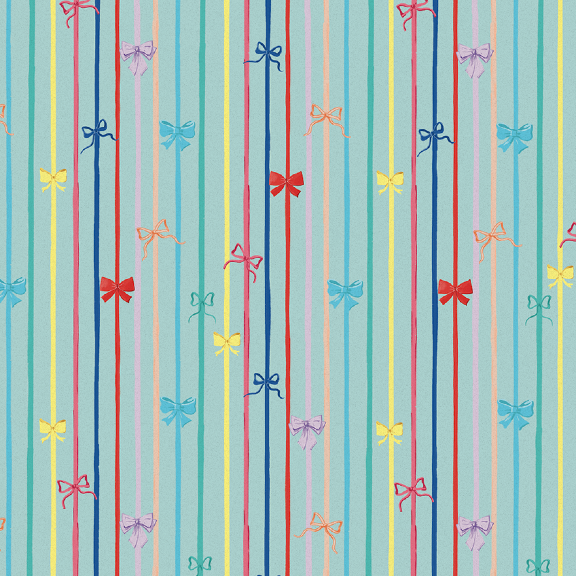 Упаковочная бумага "Бантики"