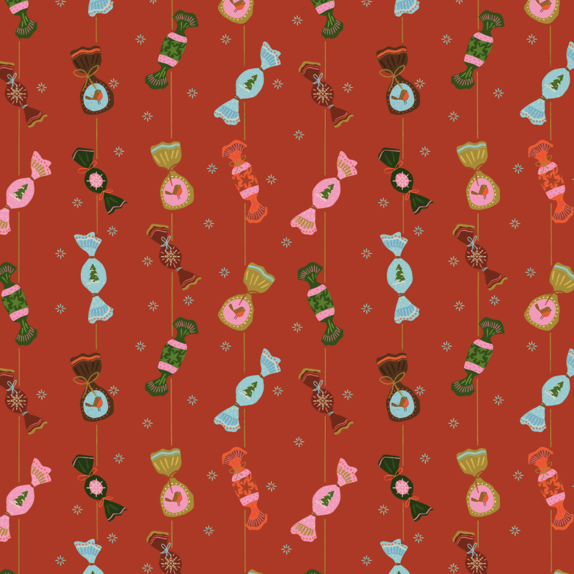 Упаковочная бумага "Candies"