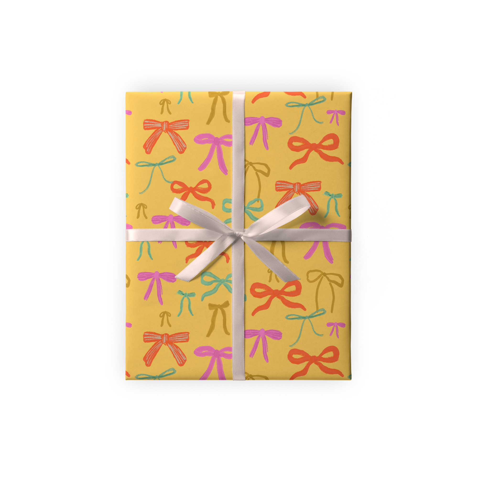 Упаковочная бумага "Праздничные бантики"