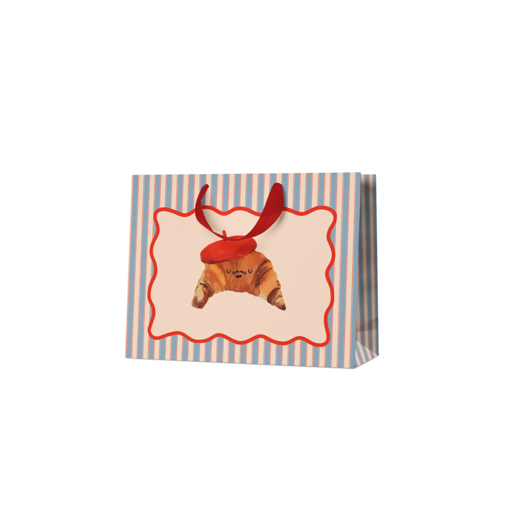 Пакет подарочный "Месье Круассан"