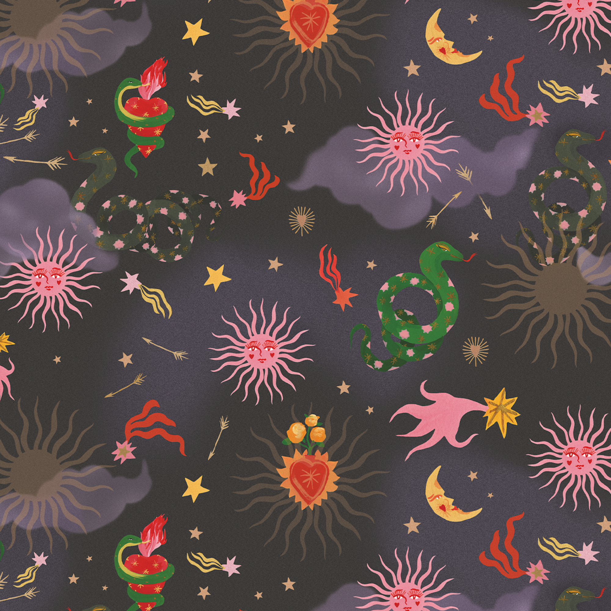 Упаковочная бумага "The Mystical Snake"