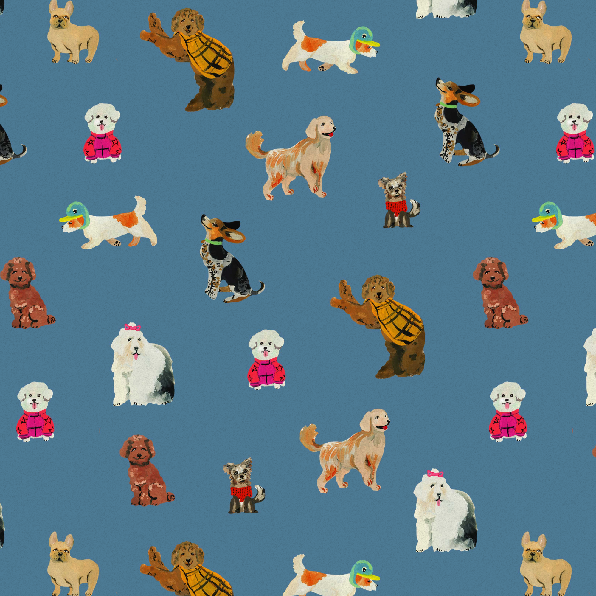 Упаковочная бумага "Гав!"