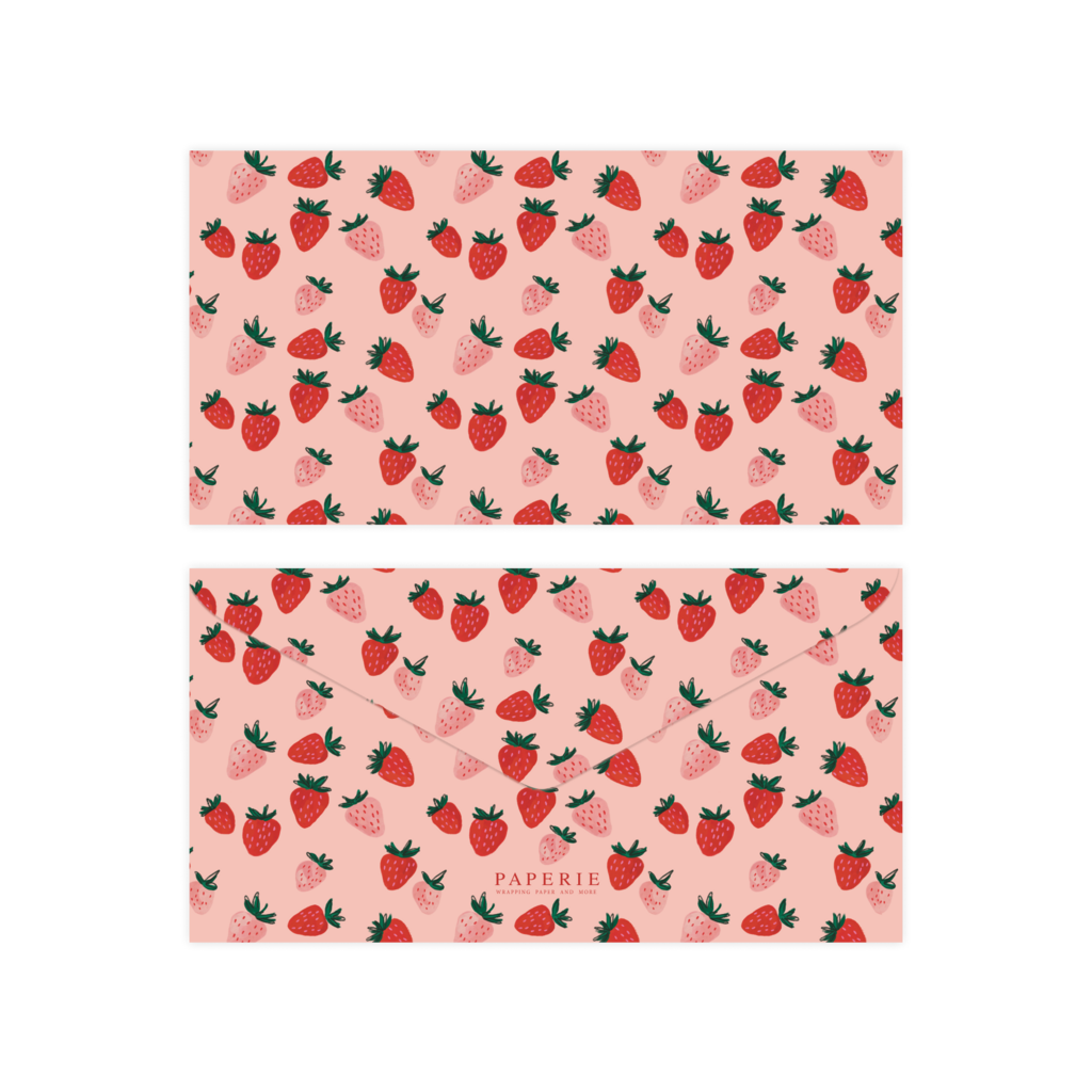 Конверт для денег "Клубнички"