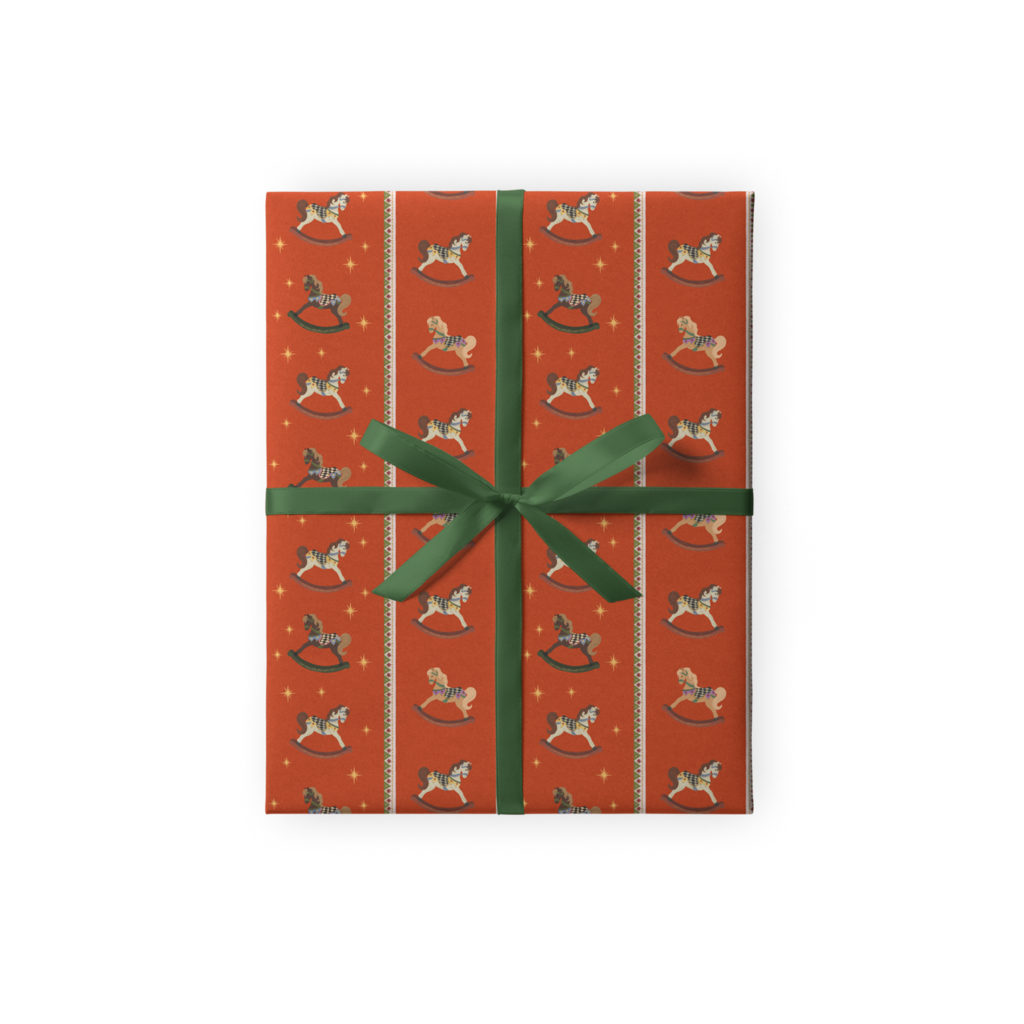 Упаковочная бумага «Лошадки» Папери Упаковочная бумага «Лошадки» Папери