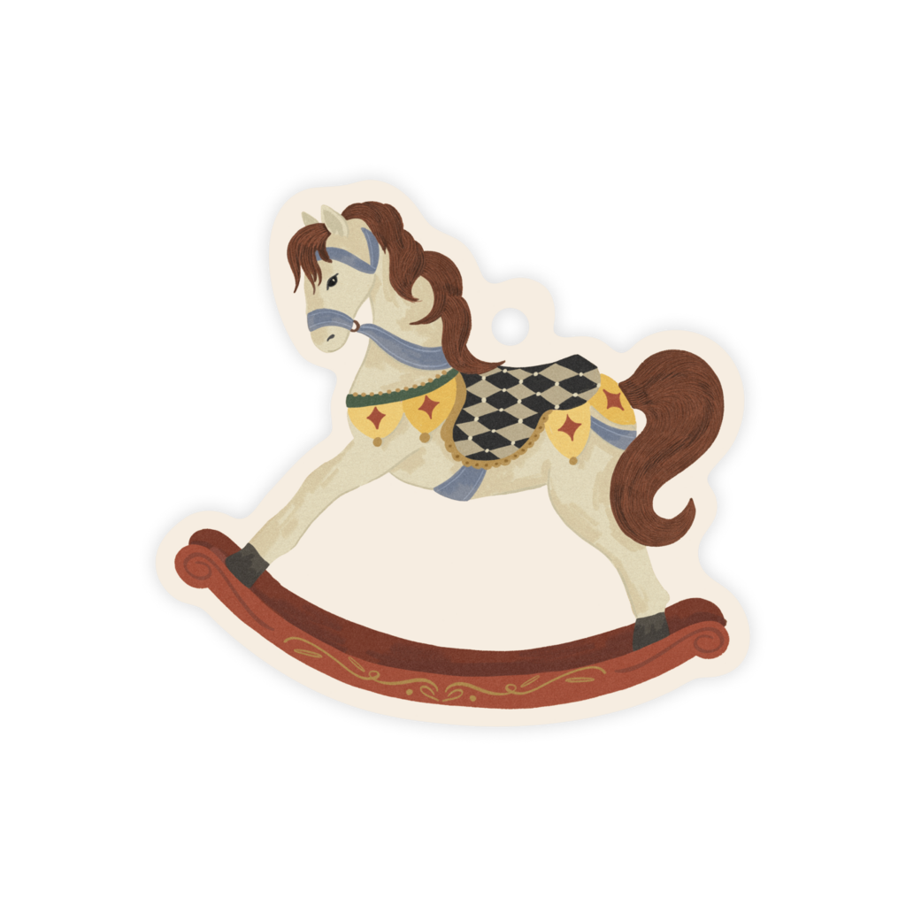 Бирка "Лошадка-качалка"