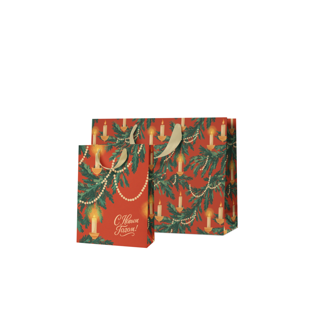 Подарочный пакет "Рождественские свечи"