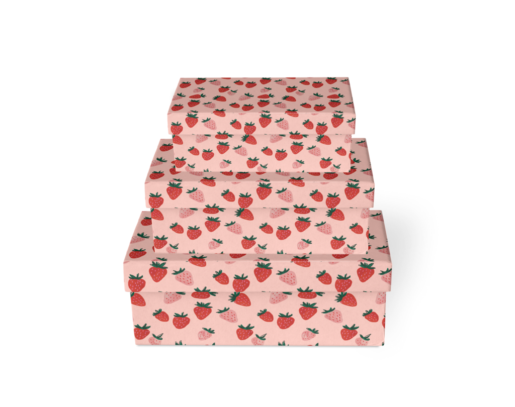 Подарочная коробка "Клубнички"