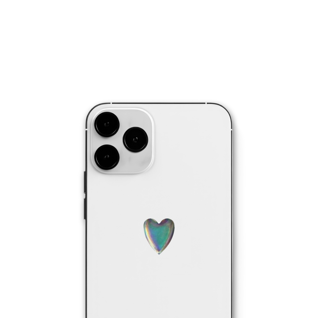 Стикер "Сердце" голография