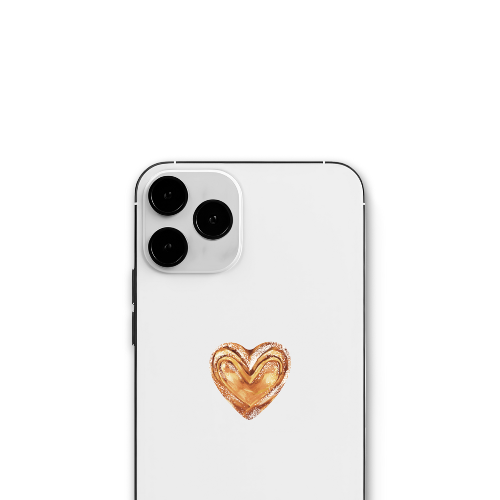 Стикер "Сердце-плюшка"