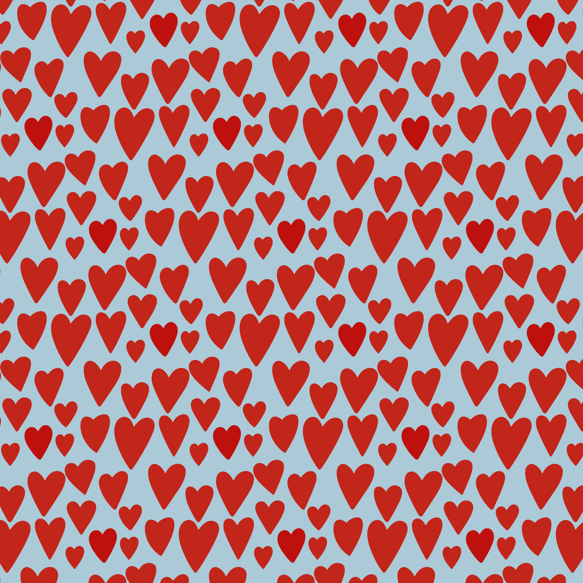 Упаковочная бумага "Hearts"