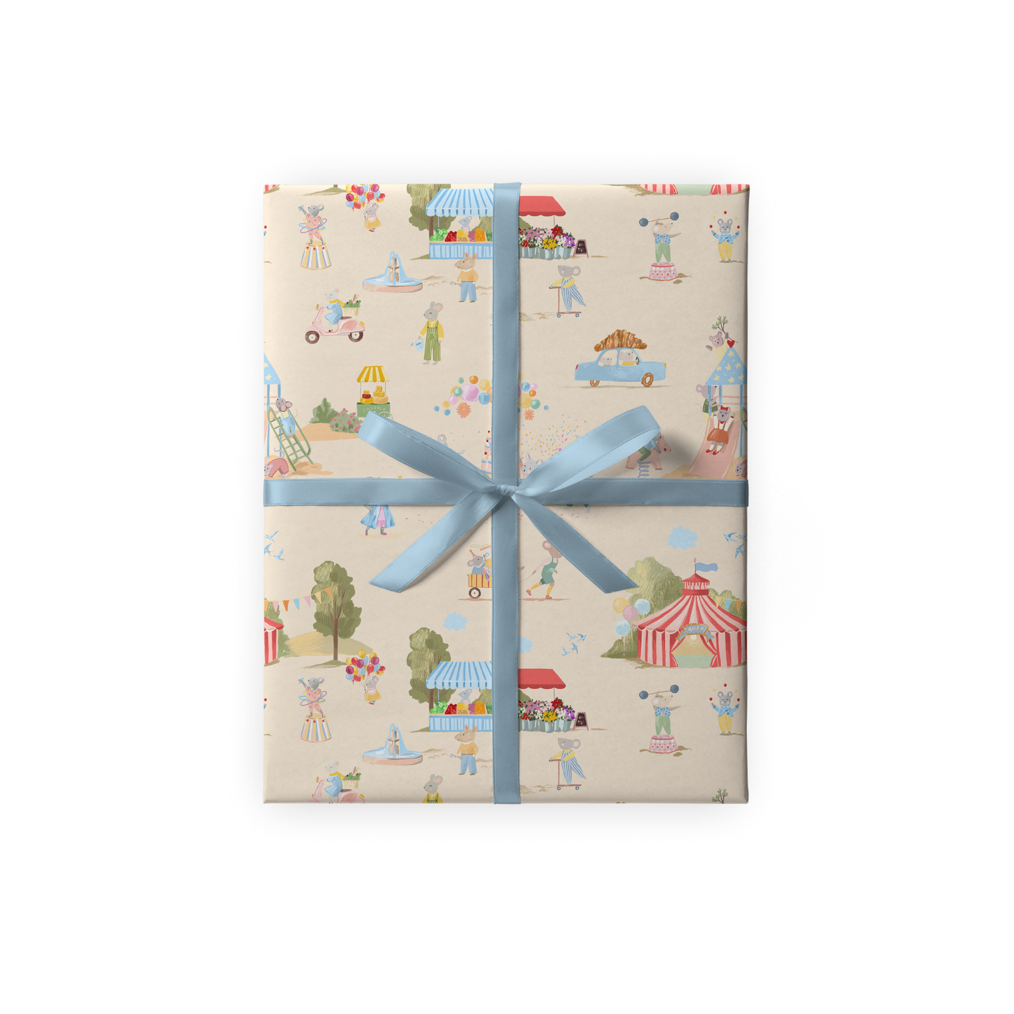 Упаковочная бумага "Мышкин город"