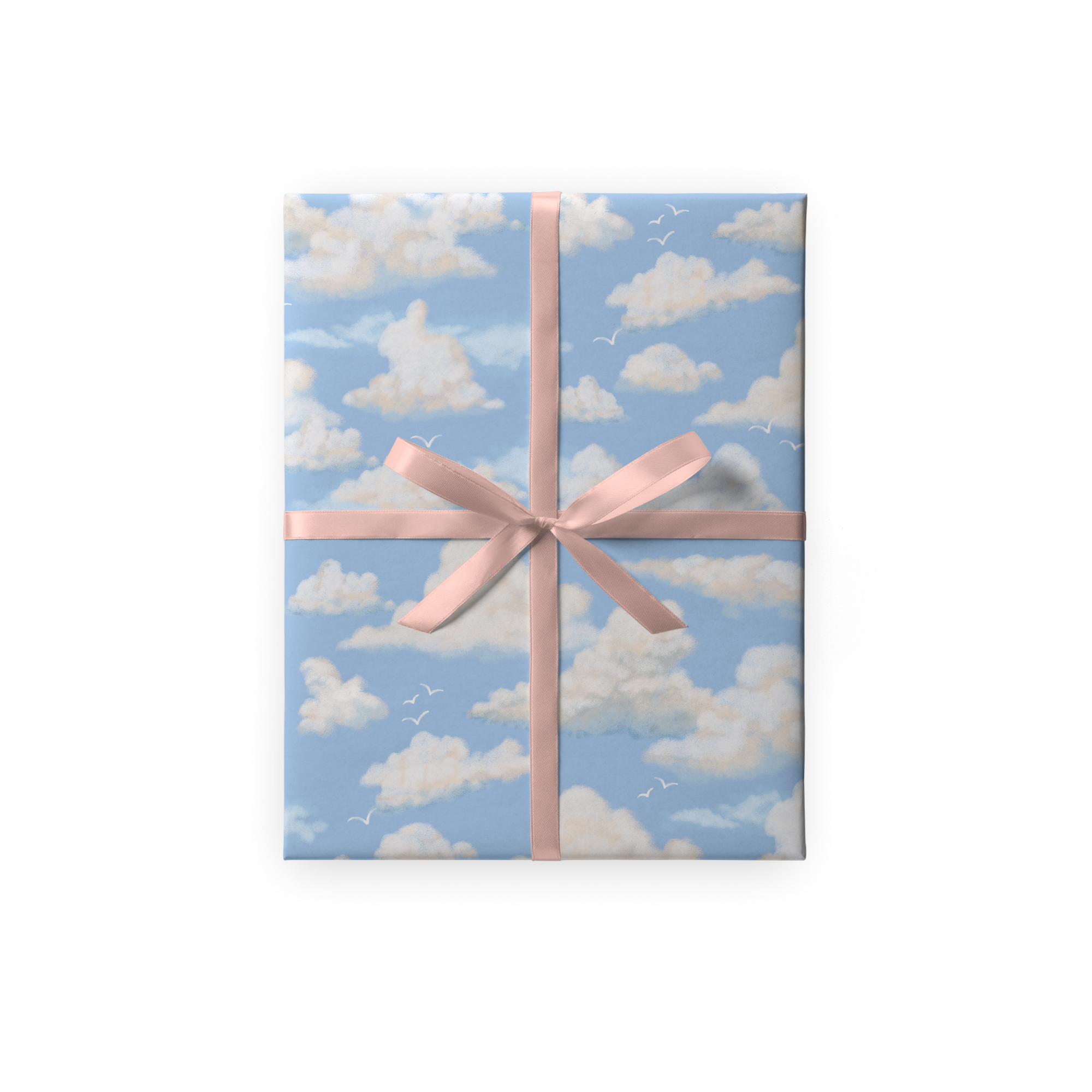 Упаковочная бумага "Облака"