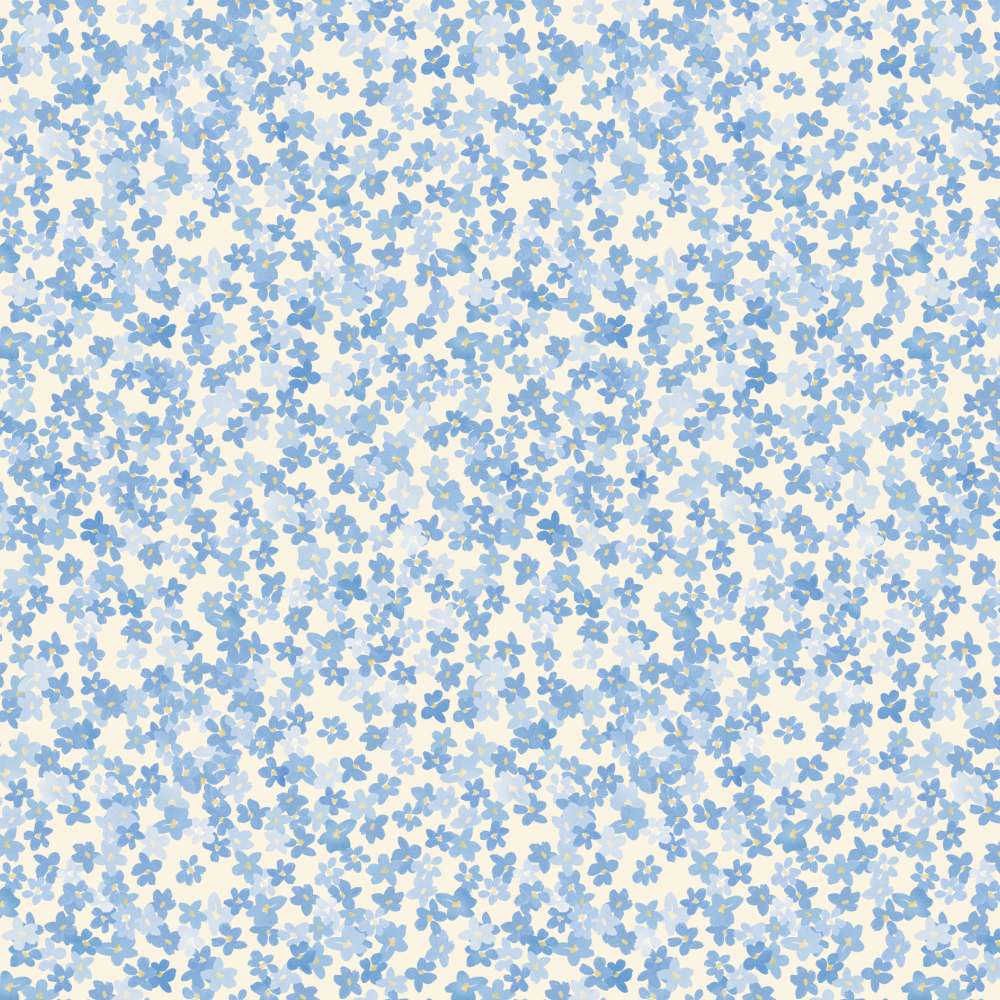 Упаковочная бумага "Незабудки"