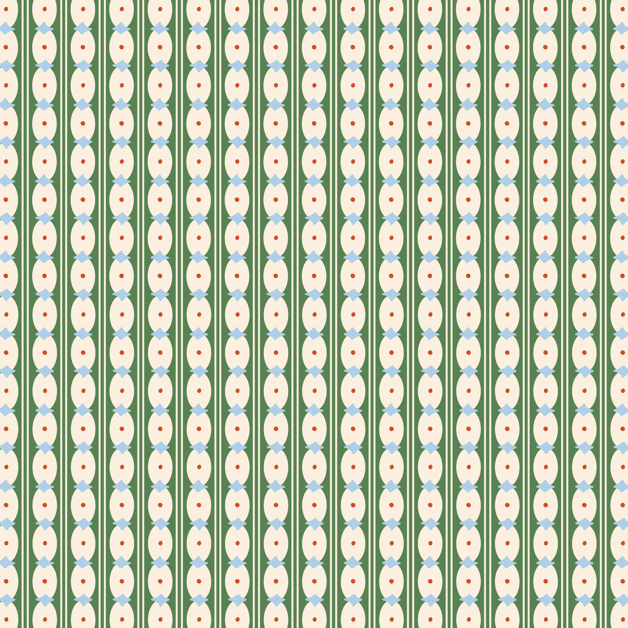 Упаковочная бумага "Оливковый узор"