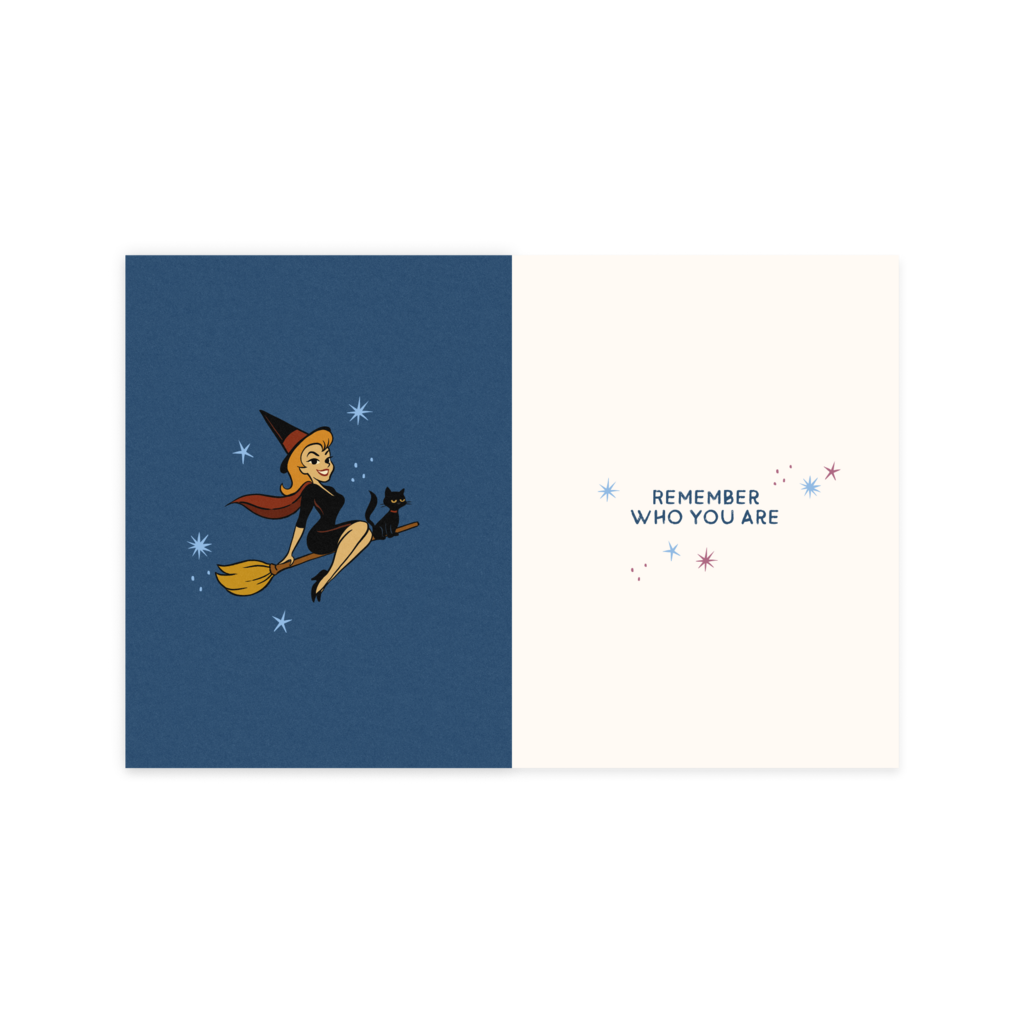 Открытка "Remember who you are", раскладная