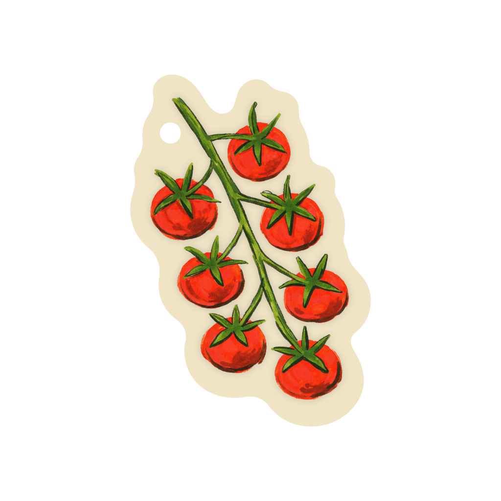 Бирка "Веточка черри"