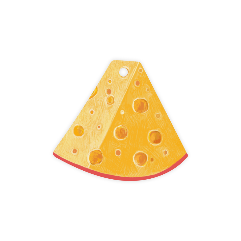 Бирка "Кусочек сыра"