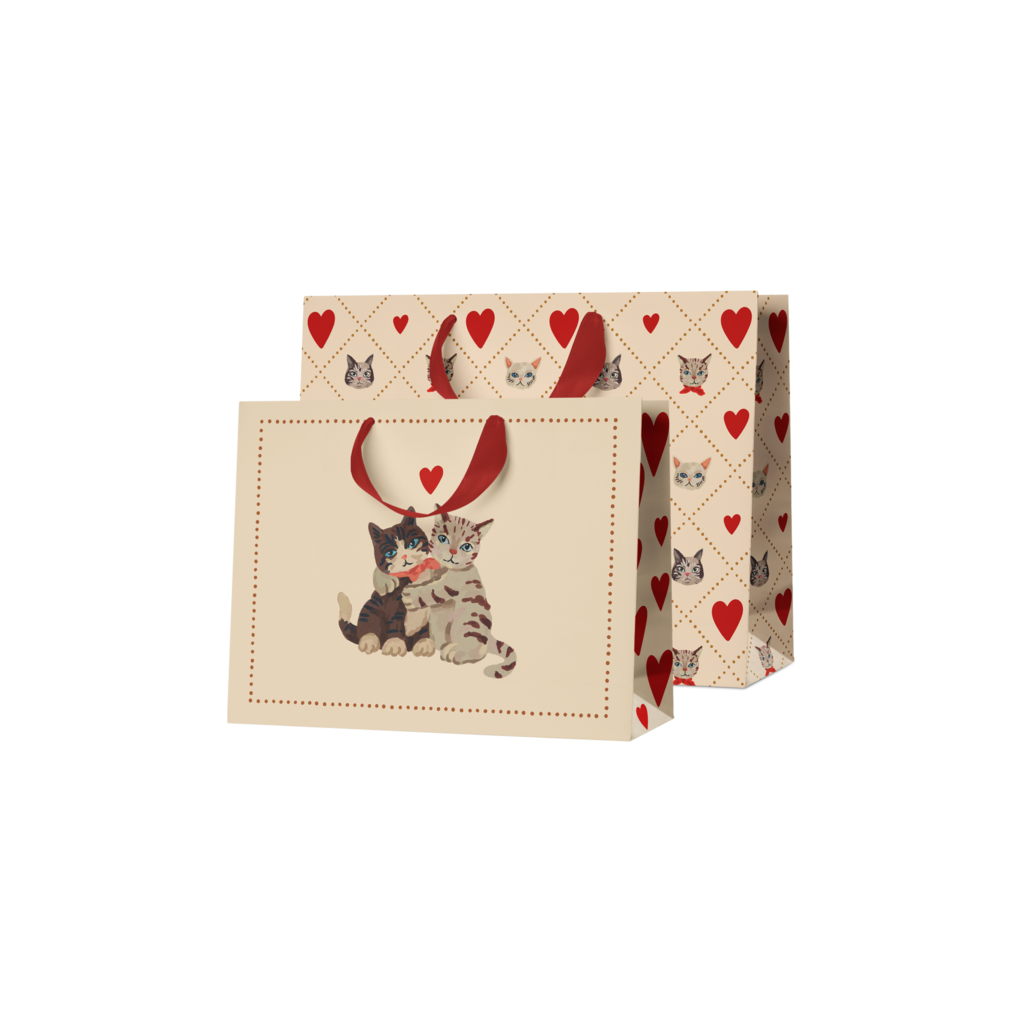 Подарочный пакет "Любовь и котики"
