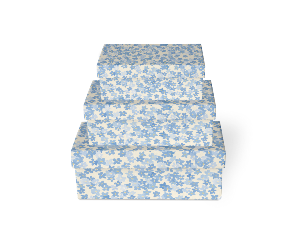 Подарочная коробка "Незабудки"