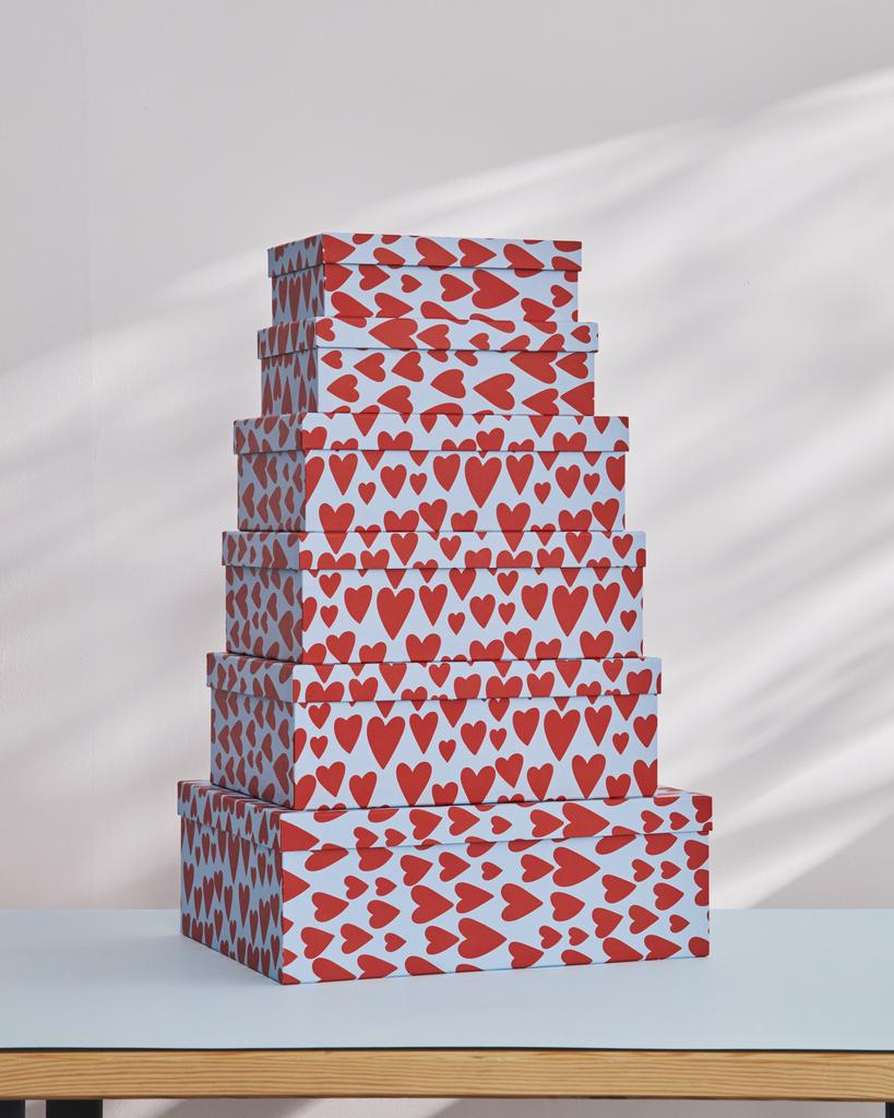 Подарочная коробка "Hearts"