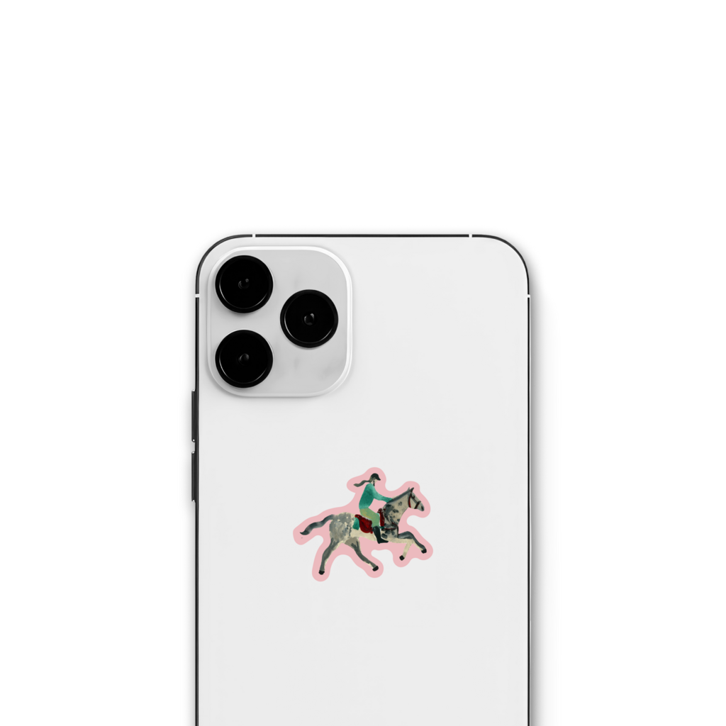 Стикер "Наездница"