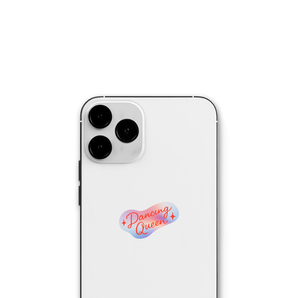 Стикер "Dancing queen" голография