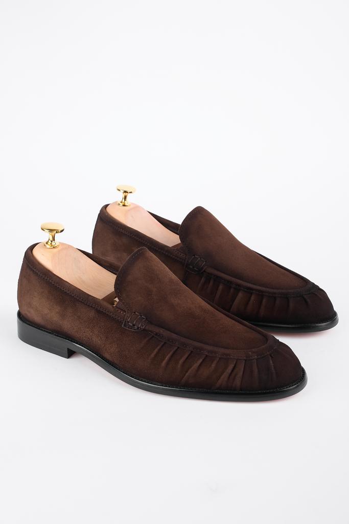 ЛОФЕРЫ ИЗ 100% НАТУРАЛЬНОЙ ТЕЛЯЧЬЕЙ КОЖИ / ЗАМШИ