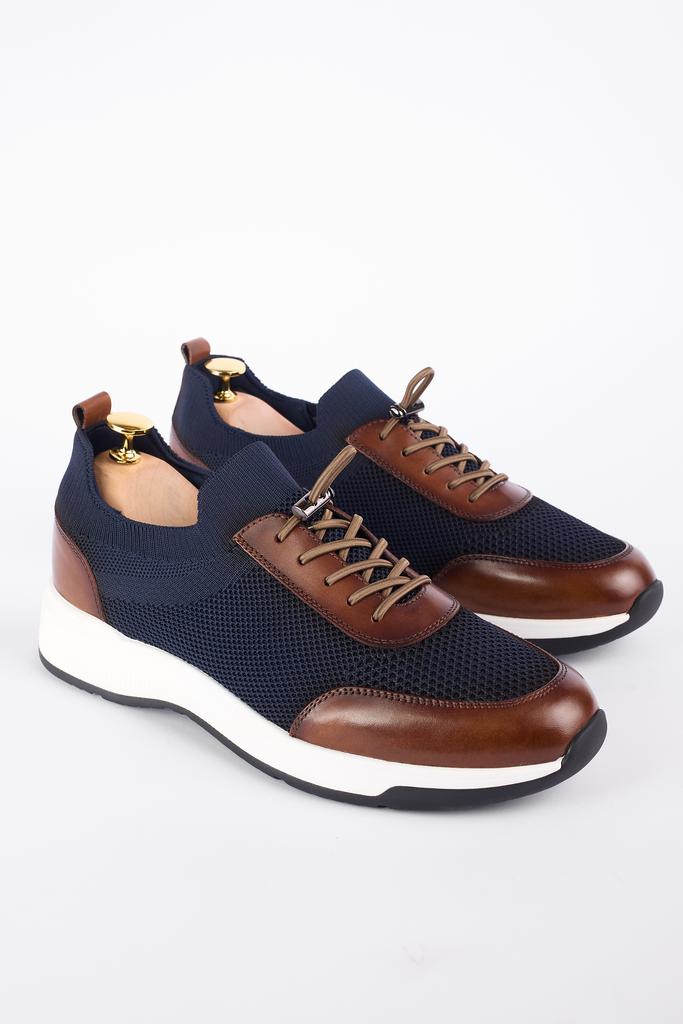 КРОССОВКИ ИЗ 100% НАТУРАЛЬНОЙ ТЕЛЯЧЬЕЙ КОЖИ С СЕТКОЙ