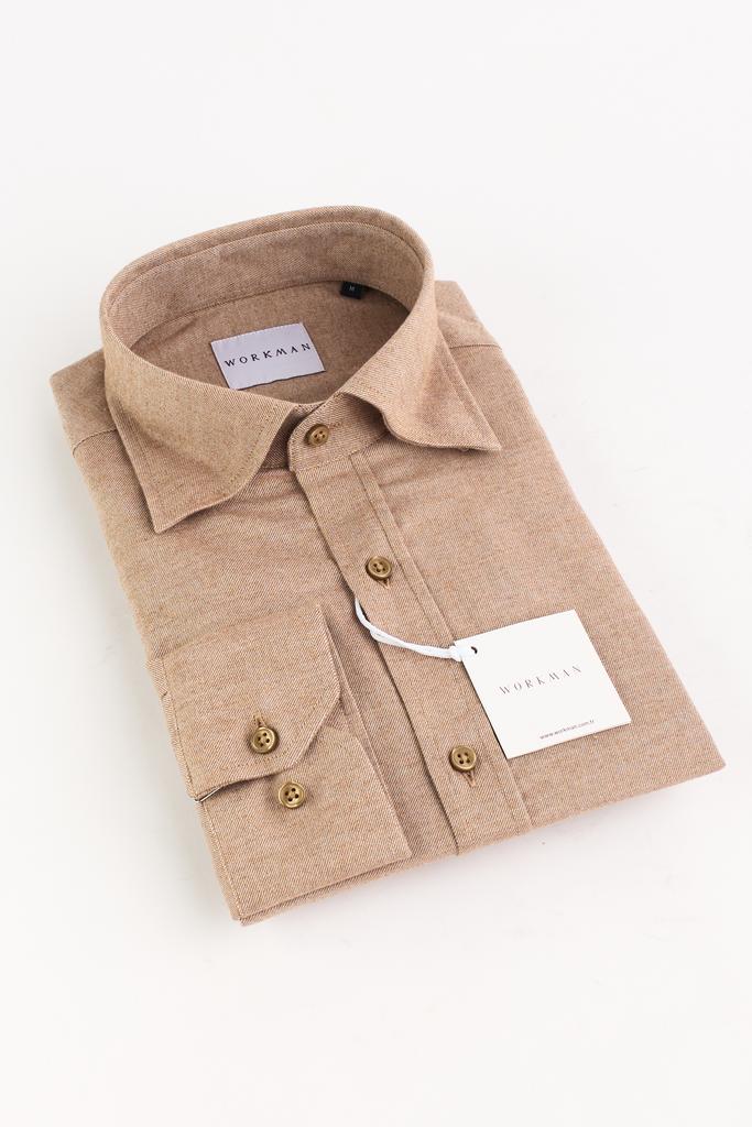 РУБАШКА ИЗ 100% ХЛОПКА (С ПУГОВИЦАМИ ПОД ВОРОТОМ)