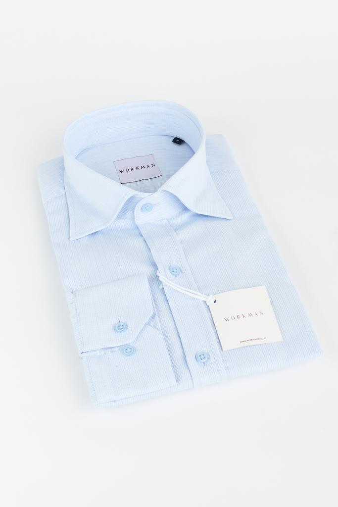 РУБАШКА ИЗ 100% ХЛОПКА (С ПУГОВИЦАМИ ПОД ВОРОТОМ)