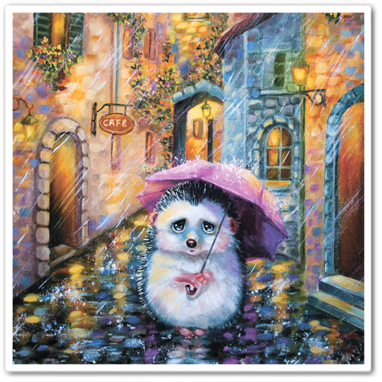 Один под дождем