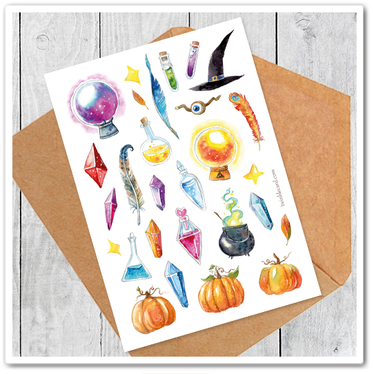 Наклейки "Магические элементы"