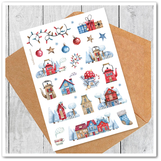 Наклейки "Домики"