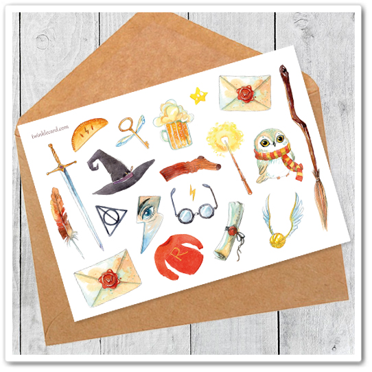 Наклейки "Гарри Поттер"