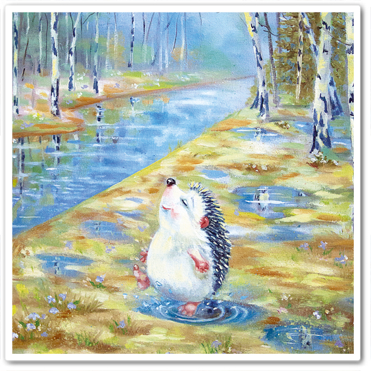 Ежик. Весна