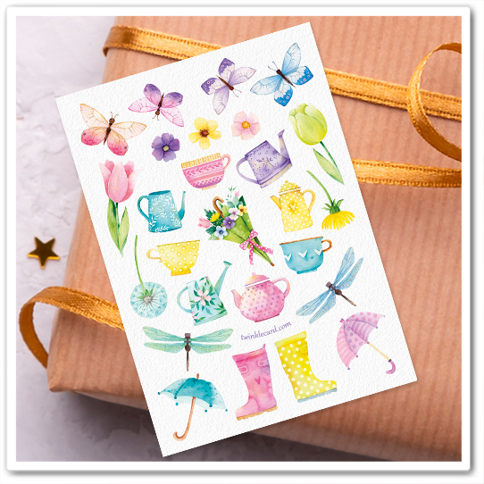 Наклейки "Весна"