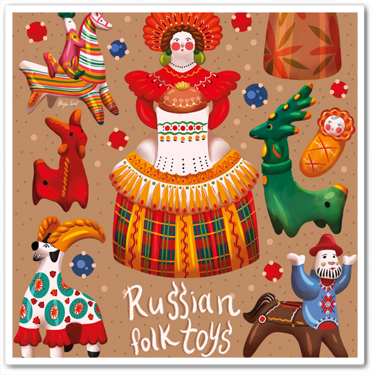 Russian Folk Toys