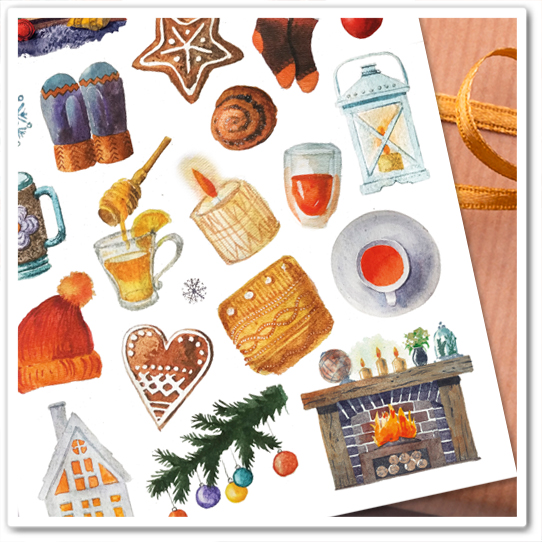 Наклейки "Хюгге"