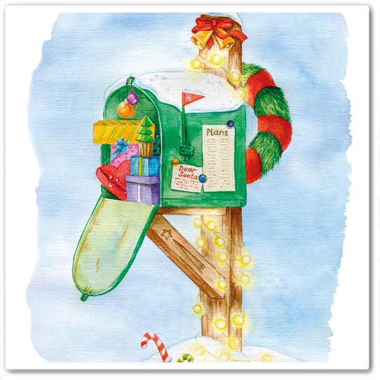 Рождественский почтовый ящик