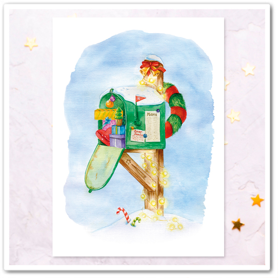 Рождественский почтовый ящик