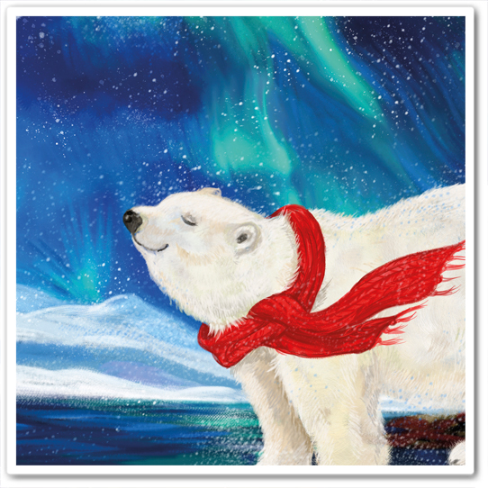 Под северным сиянием