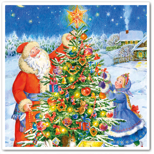 Дед Мороз и Снегурочка