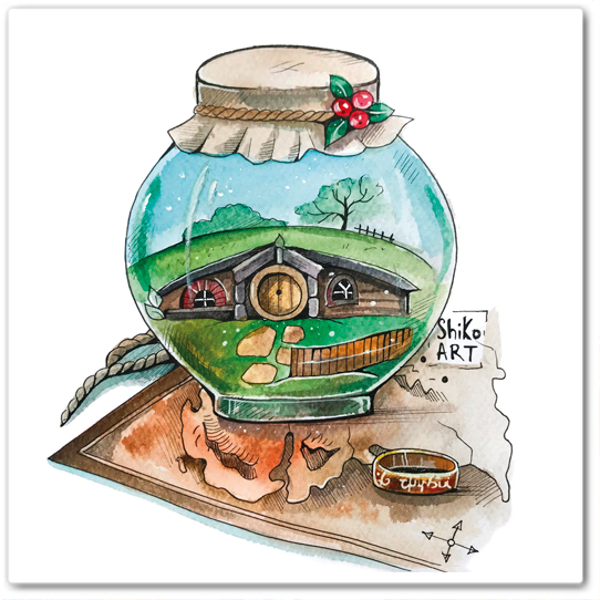 Шар "Домик Хоббита"