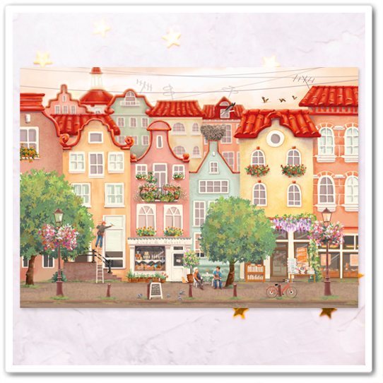 Город. Август