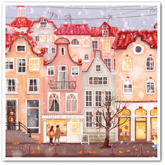 Город. Ноябрь