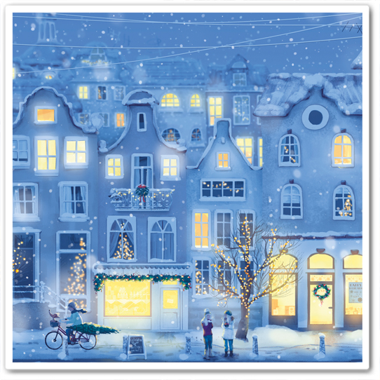 Город. Декабрь