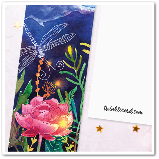 Закладка "Волшебные цветы"