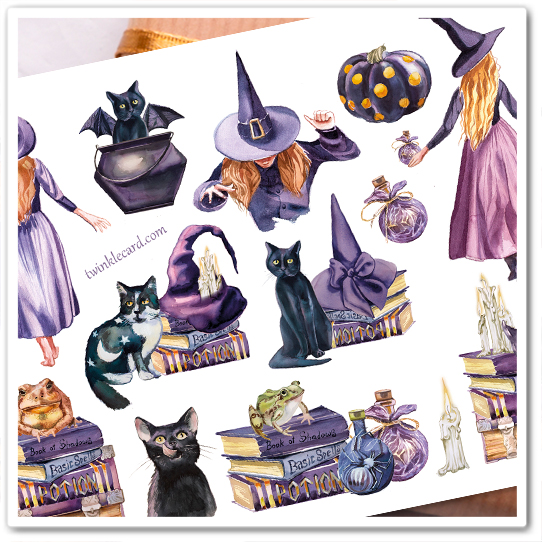 Наклейки "Ведьмочки"